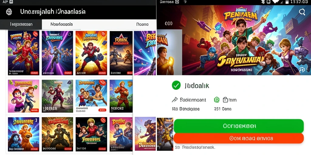 Skenario level yang menegangkan.